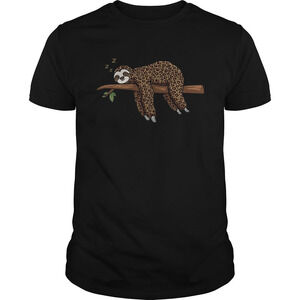 Sloth Zzz Leopard Shirt